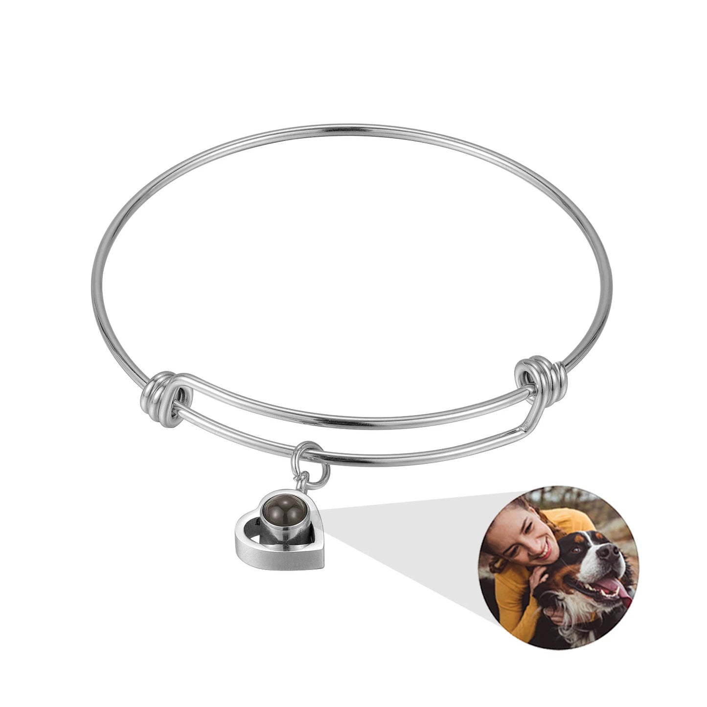 Personalized Heart Projection Bracelet™