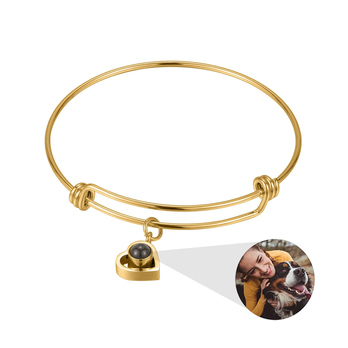 Personalized Heart Projection Bracelet™