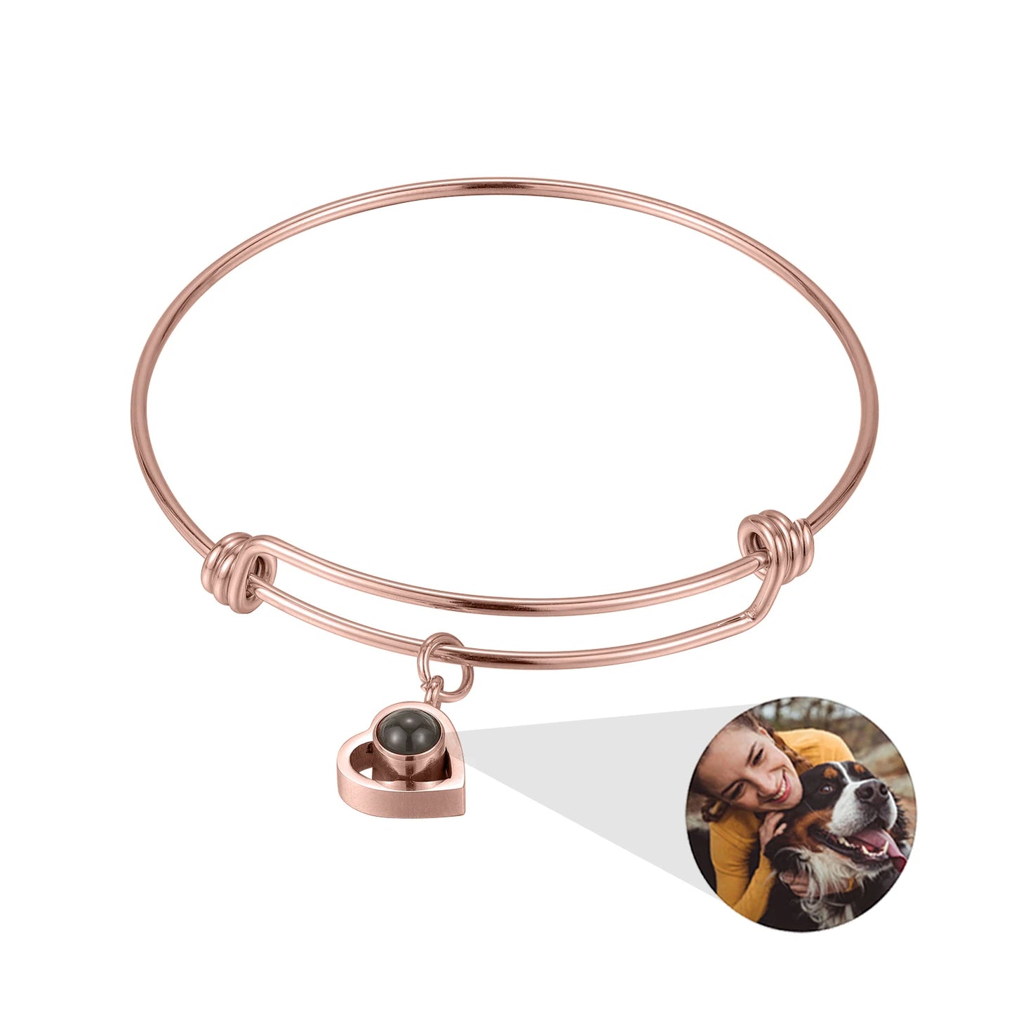 Personalized Heart Projection Bracelet™