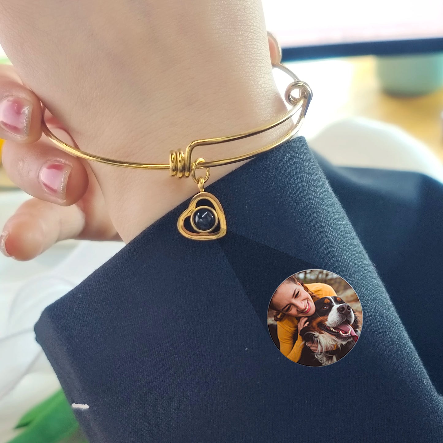 Personalized Heart Projection Bracelet™